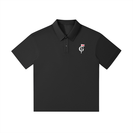 Drop Shoulder Short-Sleeve Polo